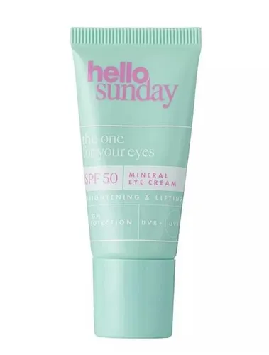 Hello Sunday The One For Your Eyes SPF50 (Rozświetlający krem pod oczy z filtrem mineralnym)
