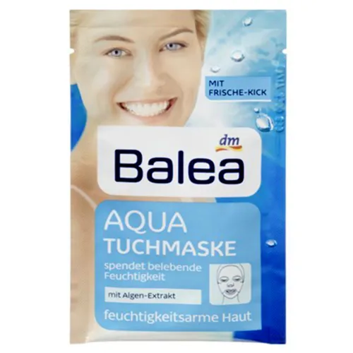 Balea Aqua, Tuch-Maske (Maseczka nawilżająca w płachcie)