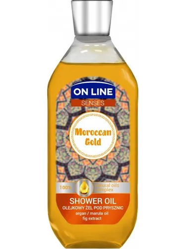 On Line Senses, Moroccan Gold Shower Oil (Olejkowy żel pod prysznic)