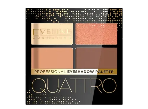 Eveline Cosmetics Quattro Professional Eyeshadow Palette (Poczwórne cienie do powiek) - 2