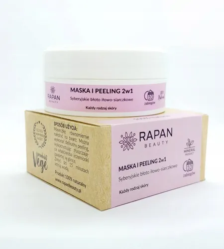 Rapan Beauty Maska i peeling 2 w 1 do każdego rodzaju skóry