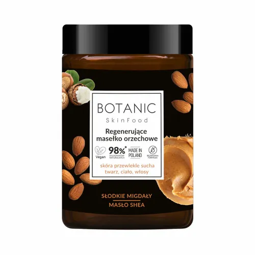Botanic Skin Food Regenerujące masełko orzechowe do twarzy i ciała