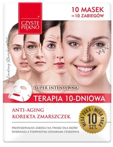 Czyste Piękno Super intensywna terapia 10-dniowa `Anti-aging i korekta zmarszczek`