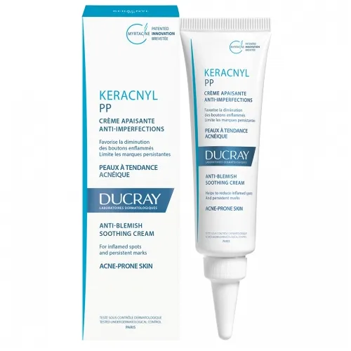 Ducray Keracnyl PP+, Creme Apaisante Anti - Imperfections (Krem kojący przeciw niedoskonałościom)