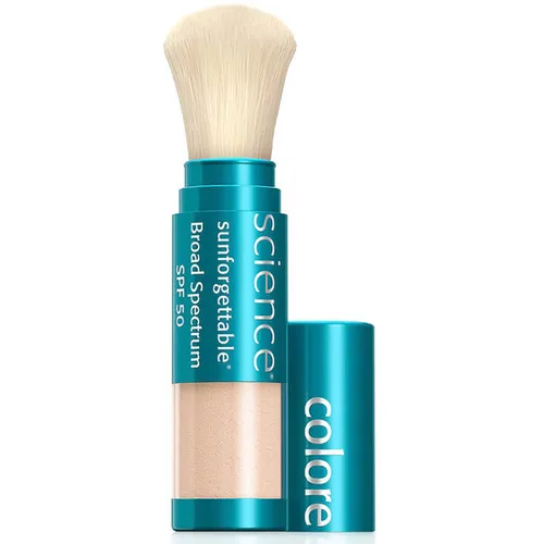 Colorescience Pro Sunforgetable, Mineral Sunscreen Brush & Loose Mineral Sunscreen SPF 50 (Puder mineralny ochronny w pędzlu SPF 50)