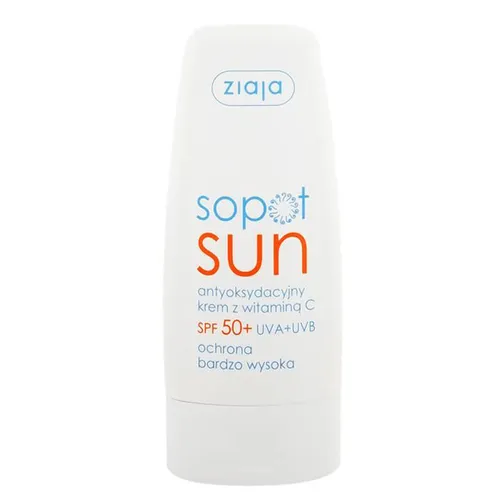 Ziaja Sopot Sun, Antyoksydacyjny krem z witaminą C SPF 50+