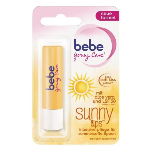 Bebe (Young Care) Sunny Lips (Pielęgnacyjna pomadka, ochronna SPF 20 `Słoneczna`)