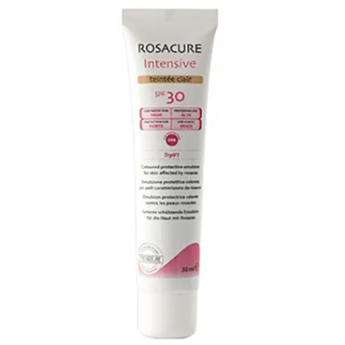 Synchroline Rosacure Intensive, Teintee Clair SPF 30 (Emulsja koloryzująca SPF 30)