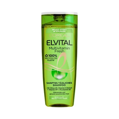L'Oreal Paris Elseve [Elvital], Multi-vitamine Fresh Shampoo (Łagodny szampon pielęgnacyjny) - 2