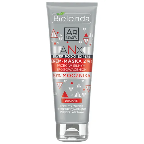 Bielenda ANX Silver Podo Expert, Krem maska 2 w 1 przeciw silnym zrogowaceniom