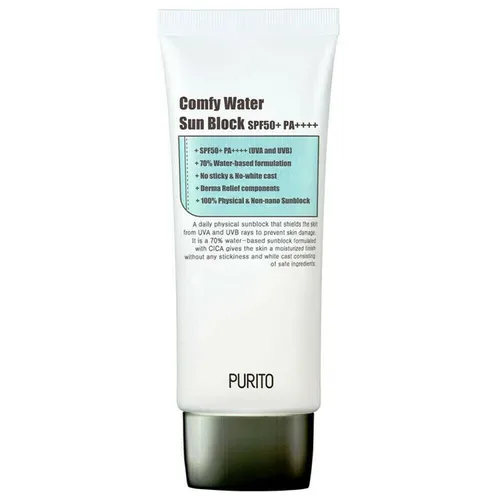 Purito Seoul Comfy Water Sun Block SPF 50+ PA ++++ (Lekki nawilżający krem z filtrem przeciwsłonecznym)