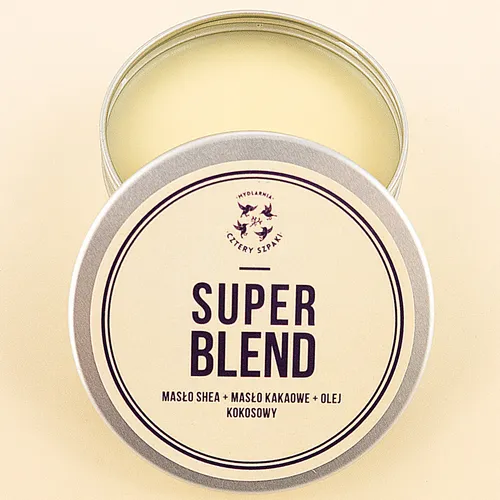 Mydlarnia Cztery Szpaki Super Blend, Masło do ciała 'Masło shea, masło kakaowe, olej kokosowy'