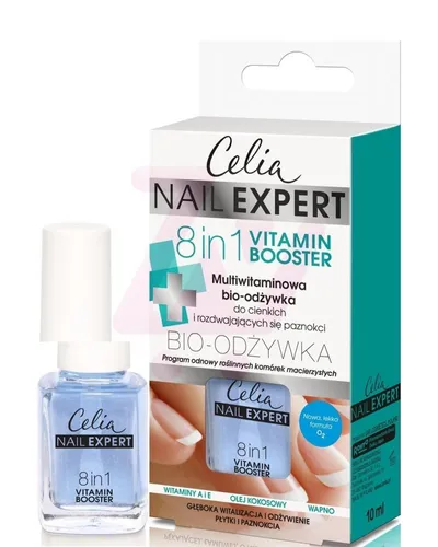 Celia Nail Expert, Multiwitaminowa bio-odżywka 8w1 `Vitamin Booster`