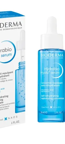 Bioderma Hydrabio Hyalu + serum (Nawilżające serum przeciwzmarszczowe nadające jędrność skórze) - 2