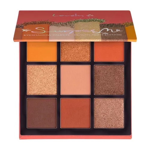 Lovely Surprise Me, Peachy Sight Eyeshadow Palette (Paleta cieni do powiek)