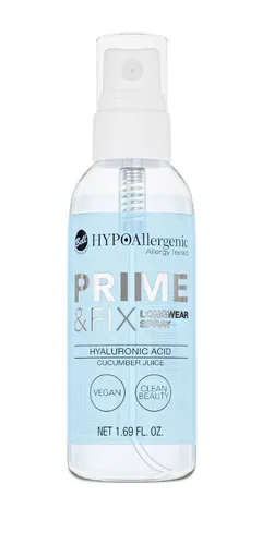 Bell HYPOAllergenic, Longwear Prime & Fix Spray (Hypoalergiczny nawilżający spray utrwalający pod i na makijaż)