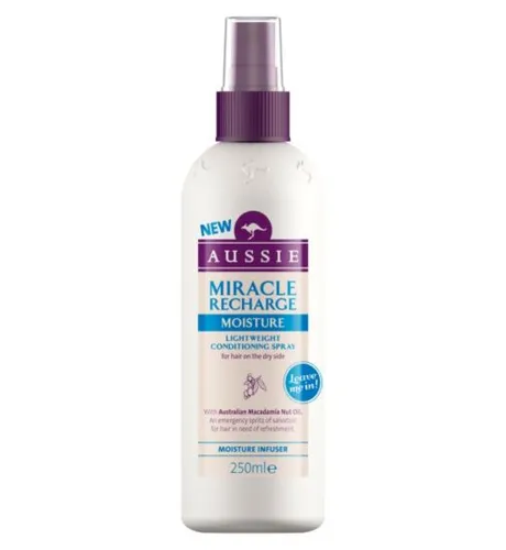 Aussie Miracle Recharge, Moisture Lightweight Conditioning Spray (Odżywka w sprayu do włosów przesuszonych)
