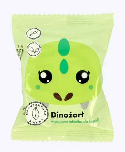 Manufaktura Piękna Musująca tabletka do kąpieli `Dinożarł`