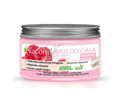 Nacomi Raspberry Mousse (Odżywczy mus do ciała malinowy) - 2