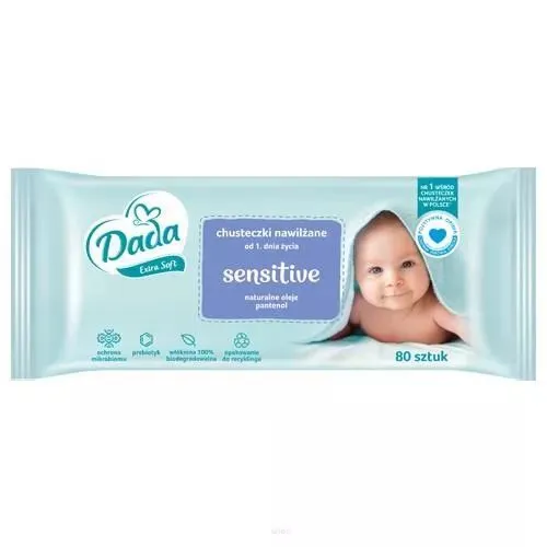 Dada Comfort Extra Soft Sensitive, Chusteczki nawilżane