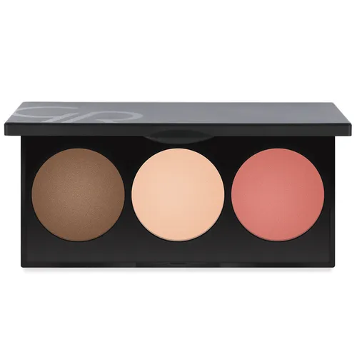 Golden Rose Metals, Sculpting Palette (Metaliczna paleta do modelowania twarzy 3 w 1)