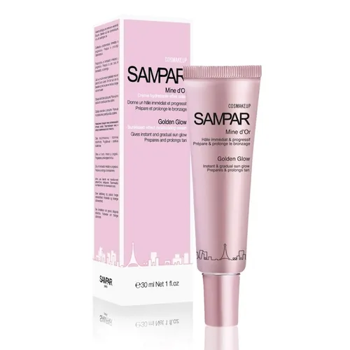 Sampar Cosmake-up,  Mine d'Or Golden Glow (Rozświetlający krem nawilżający z efektem opalenizny)