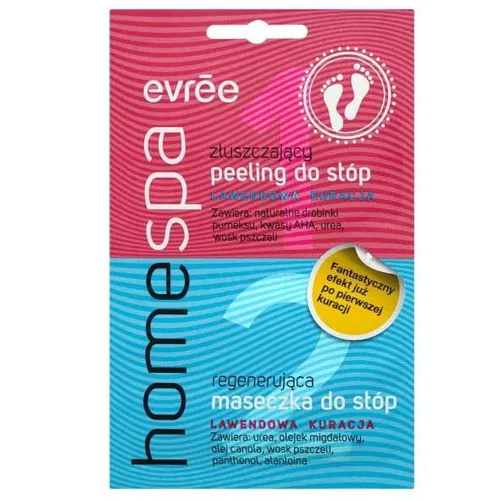 Evree Home Spa, Regenerująca kuracja do stóp 2 w 1
