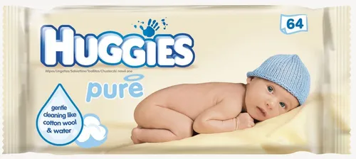 Huggies Pure, Chusteczki pielęgnacyjne nawilżane - 2