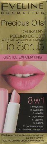Eveline Cosmetics Precious Oils, Lip Scrub (Delikatny peeling do ust w sztyfcie)
