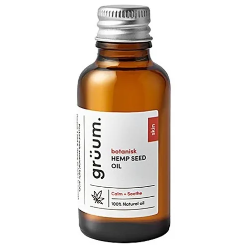 Gruum Botanisk Hemp Seed Oil (Wyciszający olejek do twarzy z nasionami konopi)