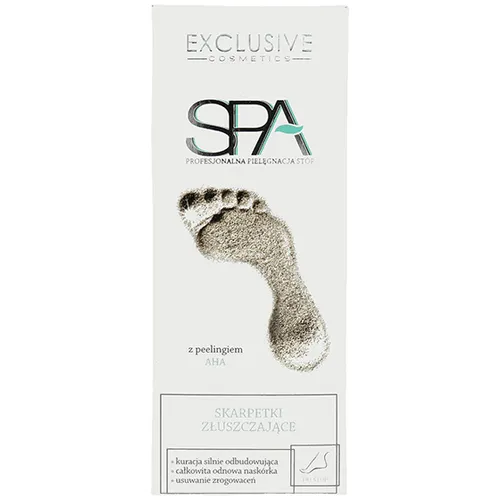 Exclusive Cosmetics SPA, Skarpetki złuszczające z peelingiem AHA