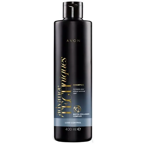 Avon Advanced Techniques, Loss Control Biotin-Collagen Complex Shampoo (Szampon wzmacniający włosy `Odporność na wypadanie` [`Kontrola wypadania włosów`]) - 2