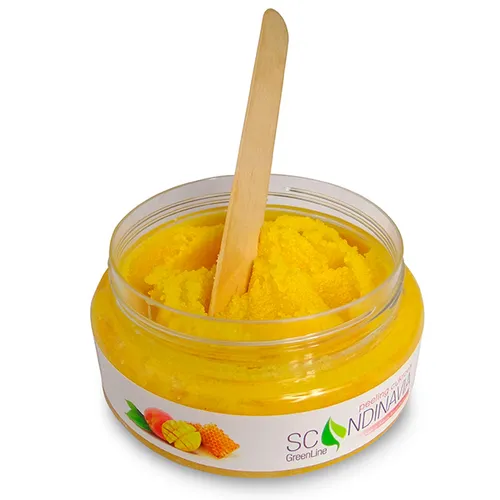 Scandinavia Green Line, Peeling cukrowy `Mango z białą brzoskwinią` - 2