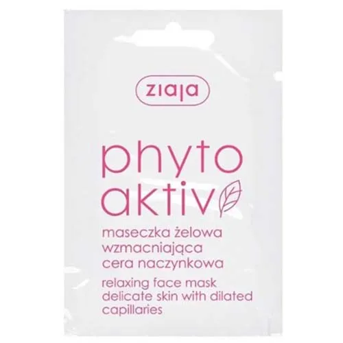 Ziaja Phytoaktiv, Maseczka żelowa wzmacniająca cerę naczynkową (nowa wersja)