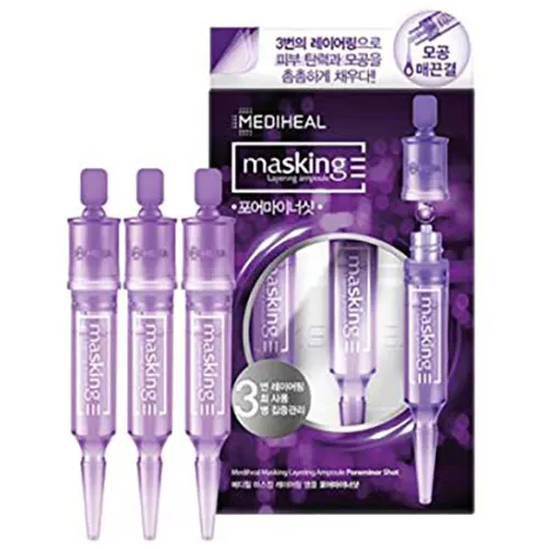 Mediheal Masking Layering Ampoule, Poreminor Shot (Ampułka pielęgnująca pory)