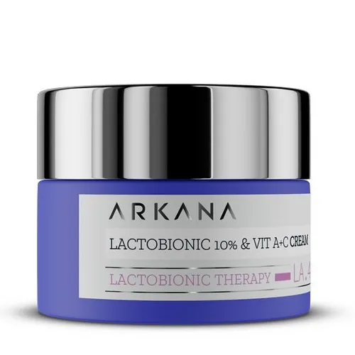 Arkana Lactobionic Therapy, Lactobionic 10% & Vit A+C Cream (Krem z 10% kwasem laktobionowym i witaminami A+C)