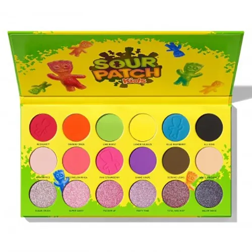Morphe Brushes X Sour Patch Kids Sour then Sweet Artistry Palette (Paleta cieni do powiek)