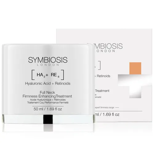 Symbiosis [HA 2 + RE6] Hyaluronic Acid+Retinoids Full Neck Firmness Enhancing Treatment (Krem ujędrniający skórę na całej szyi `Kwas hialuronowy + retinoidy`)