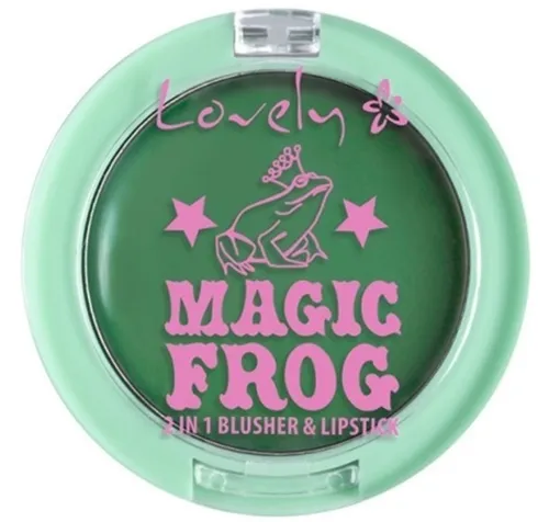 Lovely The Circus Show, Magic Frog 3 in 1 Magic Blusher & Lipstick (Pomadka do ust i róż do policzków)