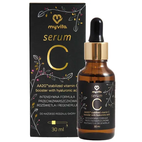MyVita Serum `Stabilizowana witamina C AA2G i trójcząsteczkowy kwas hialuronowy `
