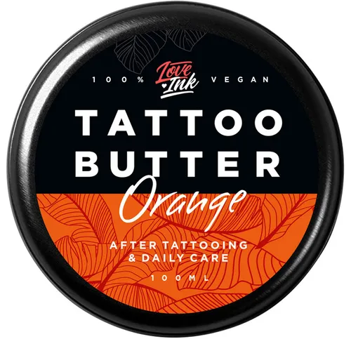 LoveInk Tattoo Butter Orange (Wegańskie masło do pielęgnacji tatuaży) - 1
