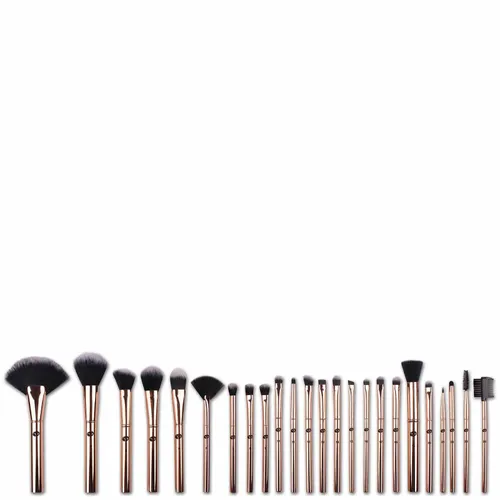 Rio Beauty Lush Rose Gold 24 Piece Makeup Brush Collection (Zestaw pędzli do makijażu)