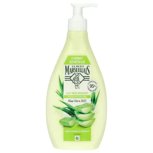Le Petit Marseillais Lait Soin Apaisant Aloe vera BIO (Kojący balsam do ciała `Bio aloes`)