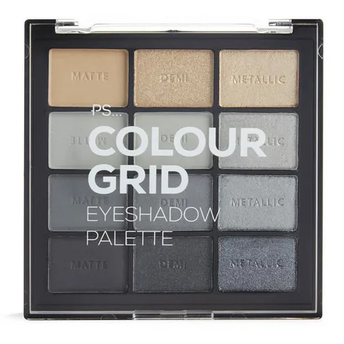 PS... Pro Grey Tones Colour Grid Eyeshadow Palette (Paleta cieni do powiek)