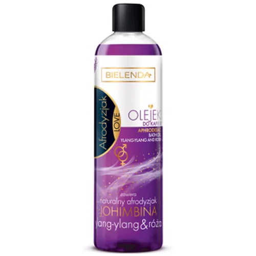 Bielenda Afrodyzjak Love, Olejek do kąpieli i pod prysznic `Ylang - ylang i róża`