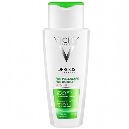 Vichy Dercos, Anti - Pelliculaire Sensitive Shampooing Traitant (Szampon przeciwłupieżowy do skóry wrażliwej) - 2