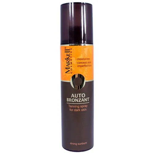 Markell Cosmetics Auto Bronzat, Tanning Spray for Dark/Light skin (Spray - samoopalacz do ciemnej karnacji i opalonej skóry/ lub jasnej karnacji)