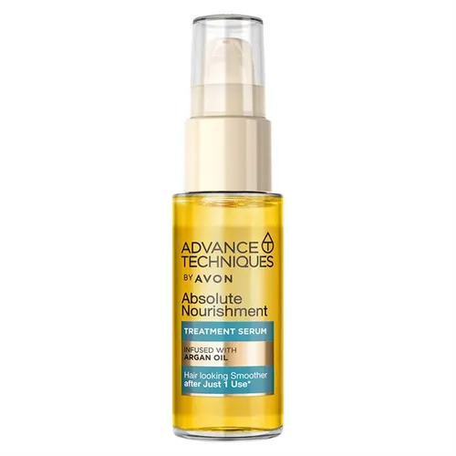 Avon Advance Techniques, 360 Nourishment, Moroccan Argan Oil  Nourishing Hair Serum [Absolute Nourishment Treatment Serum] (Odżywcza kuracja z marokańskim olejkiem arganowym [Serum do włosów 'Pełne odżywienie']) - 1