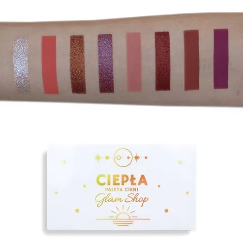 Glam Shop GlamBOX, Paleta cieni do powiek `Ciepła` - 2