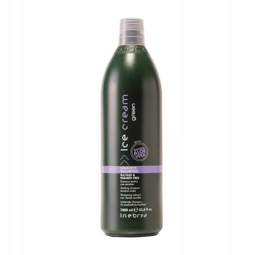 Inebrya Ice Cream Green Sensitive Shampoo (Szampon do wrażliwej skóry głowy)